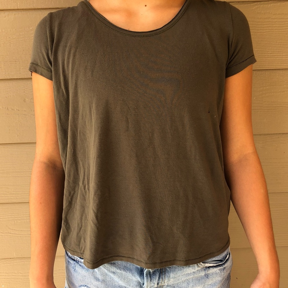 Olive tee